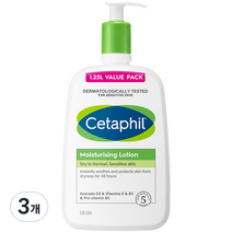 세타필 모이스춰라이징 대용량 로션, 1.25L, 3개