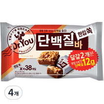 닥터유 단백질바 한입쏙, 380g, 4개