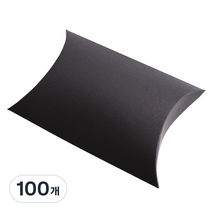 봄91 다용도 베개상자 중 16 x 12 cm, 블랙, 100개