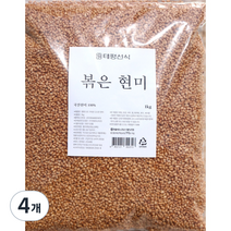 태평선식 대용량 볶은현미, 1kg, 4개