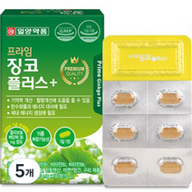 일양약품 프라임 징코 플러스 15g, 5개