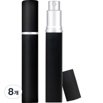 생활공식 리필 향수 공병 10ml, 블랙, 8개