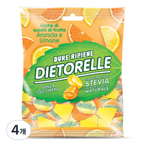 클로에타 디에토렐레 오렌지 앤 레몬맛 캔디, 70g, 4개