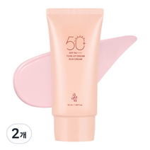 아유아유 톤업드림 선크림 SPF50+ PA++++, 2개