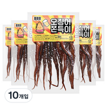 해맑은푸드 오징어 쫀득이, 60g, 10개입