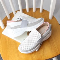 여성용 통굽 키높이 스니커즈 슬립온 5.5cm