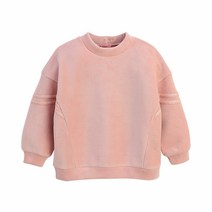 컬리수 여아용 애슬레져 벨로아 루즈 맨투맨 C214TSG30P