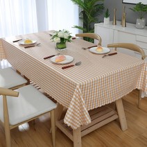 마켓감성 PVC 방수 식탁보, 타입5, 90 x 90 cm