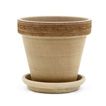 이태리 토분 21호 + 받침 세트, 바소 스크래치 볼케이노