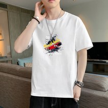 남성용 알럽홈 데일리 프린팅 반팔티