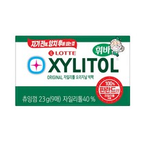 자일리톨 오리지날 판 츄잉껌 9p, 23g, 1개