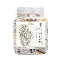 바른약초 팽이버섯차 삼각티백, 1g, 100개
