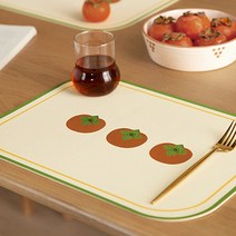 마켓감성 미니멀리스트 서양 플레이스 매트 2p, 타입2, 40 x 30 cm