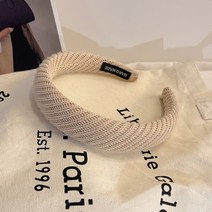 여신 털실니트 핸드메이드 헤어밴드