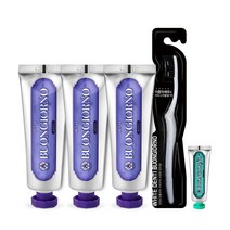 덴티본조르노 잇몸케어 치약 100g x 3p + 미세모 칫솔 + 여행용 미니 치약 랜덤발송 세트, 1세트