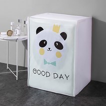 마켓에이 북유럽 세탁기 건조기 방수 더스트 커버 통돌이, 팬더