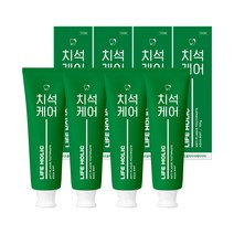 라이프홀릭 치석케어 치약 아쿠아민트향, 100g, 4개