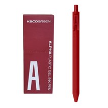 카코 알파 소프트 중성 젤펜 0.5mm, 알파벳 A, 10개