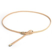 오티온 여성용 엔틱 코트 원피스 가죽 슬림 벨트