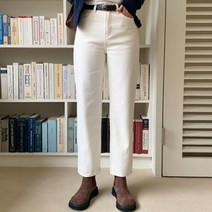 여성용 덴스빈 기모 데일리 스트레이트 코튼 팬츠 cppt11166k2b