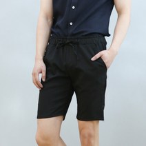 블루포스 남성용 큐레돈 4.5부 밴딩 베이직핏 캐주얼 슬랙스
