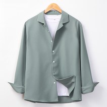 레이먼 남성용 나드 베이직 오픈 카라 셔츠