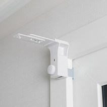 생활백서 못 없이 설치하는 안뚫어고리 ver.3 2중 레일용, 화이트, 2개입
