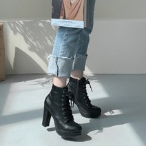 벨레페 포럼 레이스업 워커 킬힐 11cm