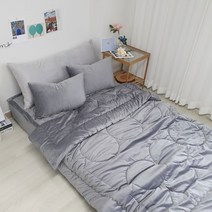 이룸앤 히트냅 더 포근한 극세사 침대커버 + 이불 + 토퍼 + 베개커버 세트