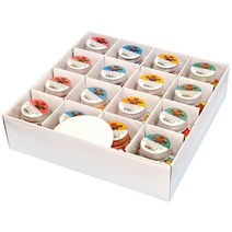 오키도키 마스크 목걸이 만들기 DIY 키트, 혼합색상, 16세트