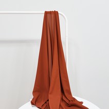 나비손길 두툼한 컬러 쉬폰 원단, 147탠저레드