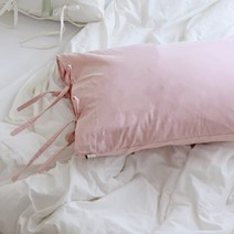 까사베르데 유노이아 선염면 자루형 리본 순면 베개커버 2p