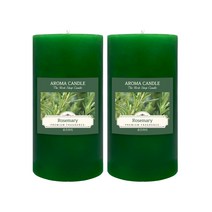 더허브샵 아로마 향초 570g, 2개, 로즈마리