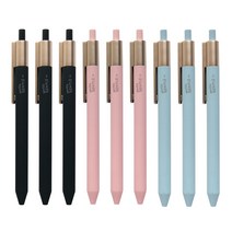 핑크풋 젠틀 중성펜 3종 x 3p세트 0.5mm, 블랙, 블루, 레드, 1세트