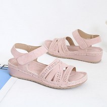 여성용 여름 키높이 스트랩 샌들 4cm KCT113