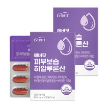 내츄럴플러스 에버핏 피부보습 히알루론산 24g, 30정, 2개