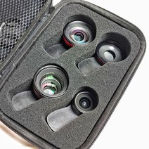 셀디 SLR 스마트폰 렌즈 5종 + 전용 하드케이스 세트, 혼합색상, 1세트