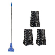 클린라이프 스텐레스 마포대 + 컬러 마포걸레 3p 세트, 1세트