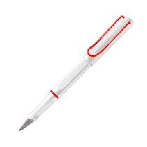 라미 사파리 수성펜 레드클립 LM319WH/RC, 화이트, 1개