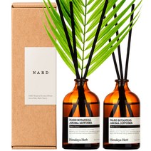 부케가르니 나드 보타니컬 아로마 디퓨저 100ml x 2p + 아레카야자, 블랙체리