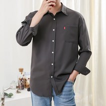 단군 남성용 빅사이즈 링클프리 오버핏 긴팔 셔츠