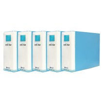 영오 합지 파이프바인더 가로형 60 x 70 mm, 하늘, 5개입
