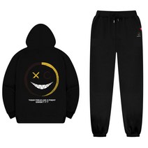 몬스앤빌 남성용 OX스마일 트레이닝복 상하의 세트 VUF_0008