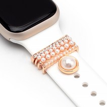 링비츠 스마트워치 스트랩용 주얼리 5종 세트 C003, 진주 로즈골드(C003R)