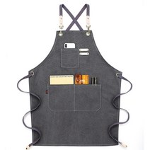 마음이음마켓 맞춤 작업복 앞치마 61 x 80 cm, 다크블루, 1개