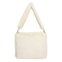 미콘 여성용 캐주얼 페이크 퍼 숄더백 MTZ5602