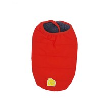 강아지 베이직 패딩, 레드