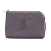 다해유 멀티 수납 아웃도어 여행 전자 디지털 가방, 그레이, 1개