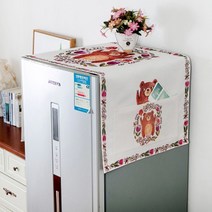 [생수통카바] 페어링 북유럽풍1 냉장고 덮개 커버, 꽃무늬 G