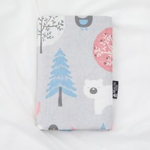 보떼하우스 여름용 모달 안감 리플 겹이불, 주주파크 블루